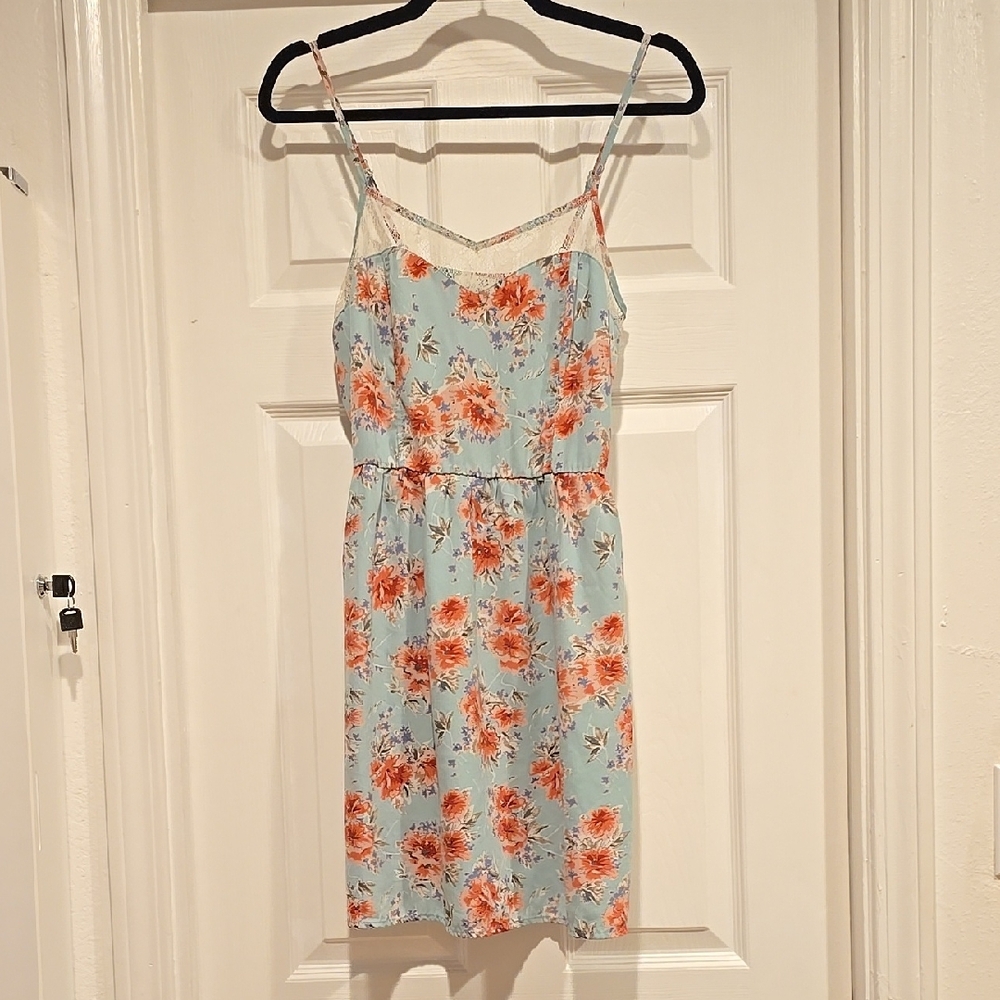 Floral Spaghetti Strap Dress